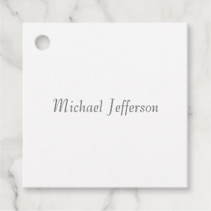 Etiquetas Para Recuerdos Nombre de guión de escritura a mano Elegante senci