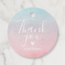 Etiquetas Para Recuerdos Nombre de la acuarela Pastel Gracias Cumpleaños Aq