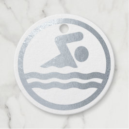 Etiquetas Para Recuerdos Nombre del equipo de natación o Personalizado de t