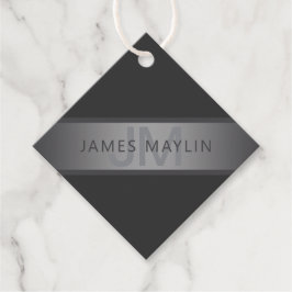 Etiquetas Para Recuerdos Nombre moderno del degradado gris oscuro o nombre 