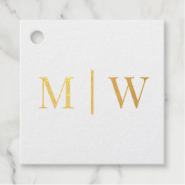 Etiquetas Para Recuerdos Novia simple Boda 2 Monograma inicial VS