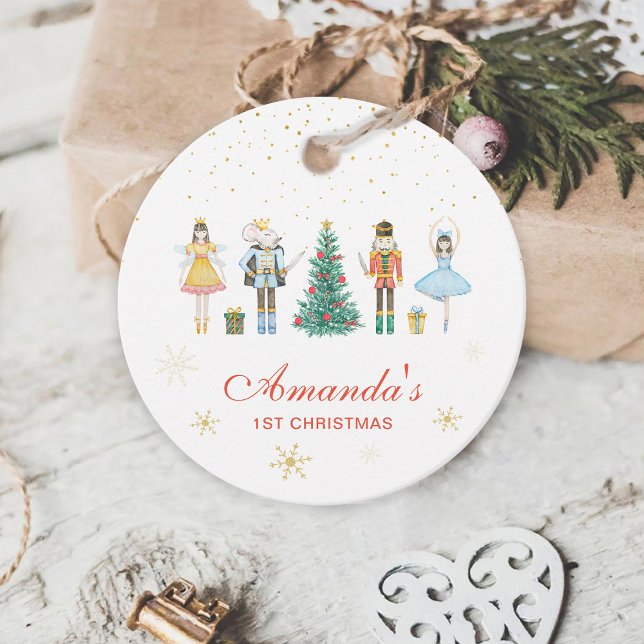 Etiquetas Para Recuerdos Nucracker First Christmas (Subido por el creador)