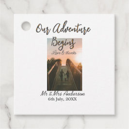 Etiquetas Para Recuerdos Nuestra aventura comienza un par de fotos amor y g