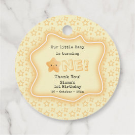 Etiquetas Para Recuerdos Nuestro bebé cumple un lindo cumpleaños