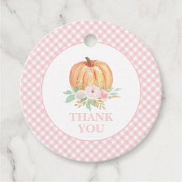 Etiquetas Para Recuerdos Nuestro pequeño pumpkin floral primer cumpleaños G