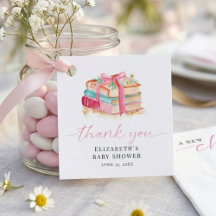 Nueva Etapa Baby Shower Acuarela Rosa Gracias