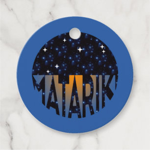 Etiquetas Para Recuerdos Nueva Zelanda Siete Hermanas Maori MATARIKI 2c