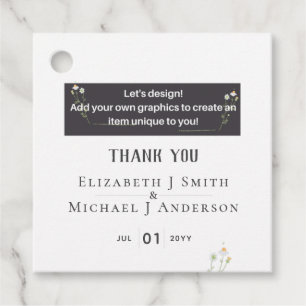 Etiquetas Para Recuerdos ¡NUEVO! Diseñar su propio elemento Boda