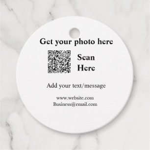 Etiquetas Para Recuerdos Obtener el análisis de fotos QR añadir la direcció
