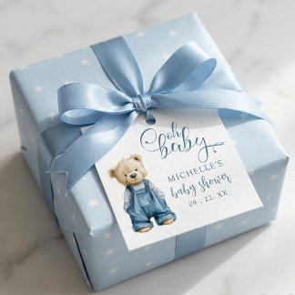 Etiquetas Para Recuerdos Oh Baby Blue Jean Baby Denim Baby Shower