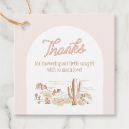 Etiquetas Para Recuerdos Oh Baby Cowgirl Baby Shower Favor Tag