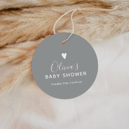 Etiquetas Para Recuerdos Oh Baby Gray Gracias