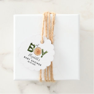 Etiquetas Para Recuerdos Oh Boy Woodland Baby Shower Gracias