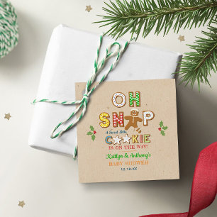 Etiquetas Para Recuerdos ¡Oh Snap! Gingerbread Cookie Baby Shower