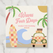 Ondas 4 días de surf Board Fiesta Rosa 4 cumpleaño