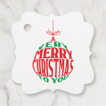 Ornamento de una Feliz Navidad para ti