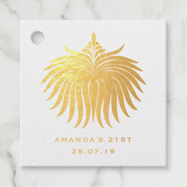 Etiquetas Para Recuerdos Ornamento místico (Anverso)