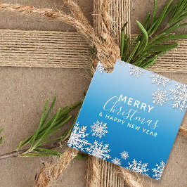 Etiquetas Para Recuerdos Ornamentos de copos de nieve de Origami White Wint