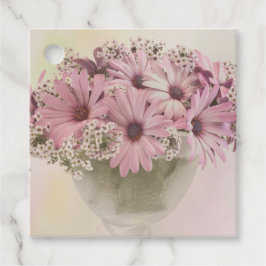 Etiquetas Para Recuerdos Osteospernum rosa