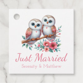 Etiquetas Para Recuerdos Owl Woodland Boho Rustic Country Just Married