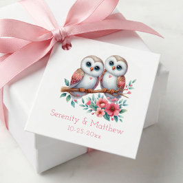 Etiquetas Para Recuerdos Owl Woodland Boho Rustic Country Wedding 