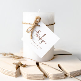 Etiquetas Para Recuerdos Oxido | Boda de escritura manuscrita moderna Graci