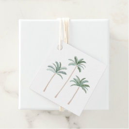 Etiquetas Para Recuerdos Palmeras de Playa