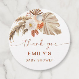Etiquetas Para Recuerdos Pampas Grass Boho Gracias Desert Baby Shower