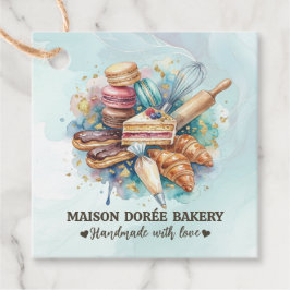 Etiquetas Para Recuerdos Panadero Pastelería Chef Postre Dulces Torta Panad