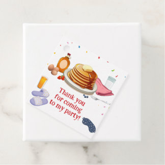 Etiquetas Para Recuerdos Pancakes and Pajamas Breakfast Fiesta