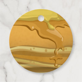 Etiquetas Para Recuerdos Panqueque y jarabe de arce lindo