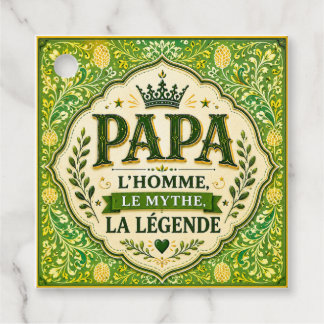 Etiquetas Para Recuerdos Papa, L'Homme, Le Mythe, La Légende