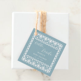 Etiquetas Para Recuerdos Papel mexicano Picado Cielito Lindo Baby Shower