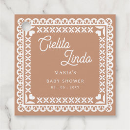Etiquetas Para Recuerdos Papel mexicano Picado Cielito Lindo Baby Shower