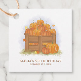 Etiquetas Para Recuerdos Parche de calabaza Mariposa Caída Sale Cumpleaños