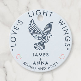 Etiquetas Para Recuerdos Pareja elegante moderna personalizada cita de cora