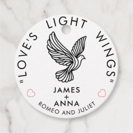 Etiquetas Para Recuerdos Pareja elegante moderna personalizada cita de cora