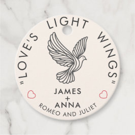 Etiquetas Para Recuerdos Pareja elegante moderna personalizada cita de cora