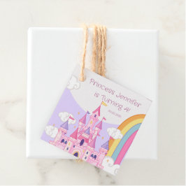 Etiquetas Para Recuerdos Partido de Cumpleaños del Castillo Real de Princes