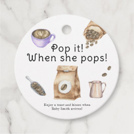 Etiquetas Para Recuerdos ¡Pásalo cuando ella salta! El bebé está preparando