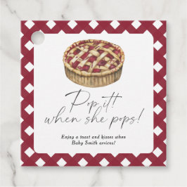 Etiquetas Para Recuerdos Pásalo cuando salta - ducha de bebé con torta