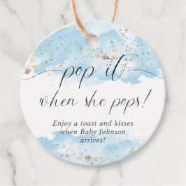 Etiquetas Para Recuerdos Pásalo cuando se mete una acuarela azul dorado bla