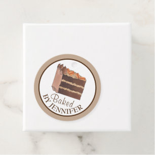Etiquetas Para Recuerdos Pastel de chocolate alemán horneado por fabricació