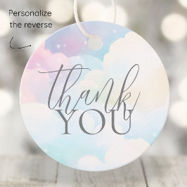 Etiquetas Para Recuerdos Pastel Estamos en Cloud Nueve Baby Shower Gracias