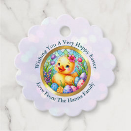 Etiquetas Para Recuerdos Patata de Pascua, flores y huevos de colores