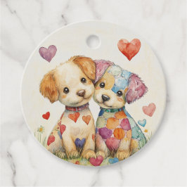 Etiquetas Para Recuerdos Patchwork Pups Valentine