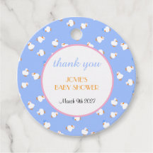 Patos Ilustrados a Mano Baño de Bebé Niño Azul