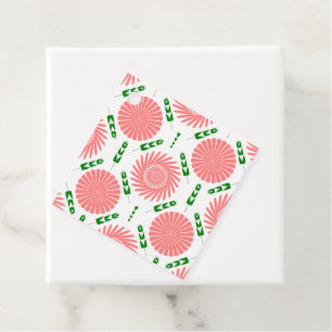Etiquetas Para Recuerdos patrón con flores rosas