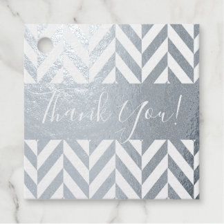 Etiquetas Para Recuerdos Patrón de Chevron ZigZag Personalizado de Agradeci