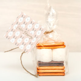 Etiquetas Para Recuerdos Patrón de huevo de conejo pastel moderno | Bendici